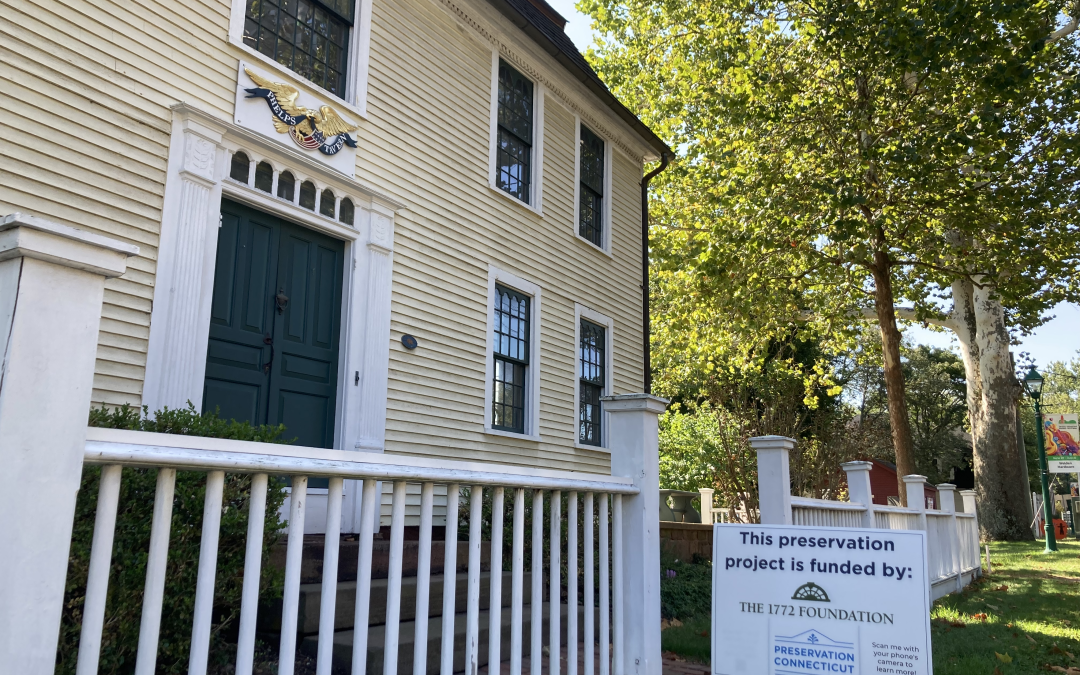 Simsbury Historical Society Receives Grant to Restore Circa 1771 Capt. Elisha Phelps House Windows